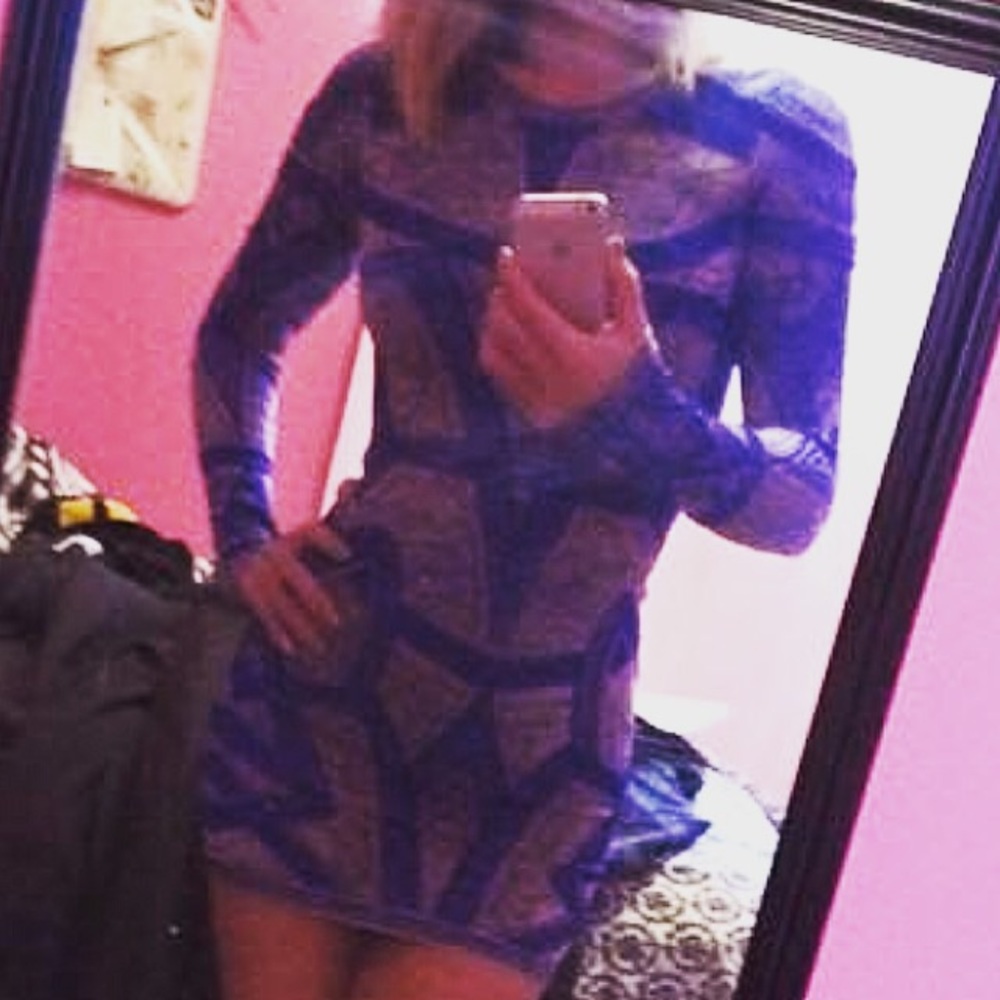 Herve Leger mini bandage dress
